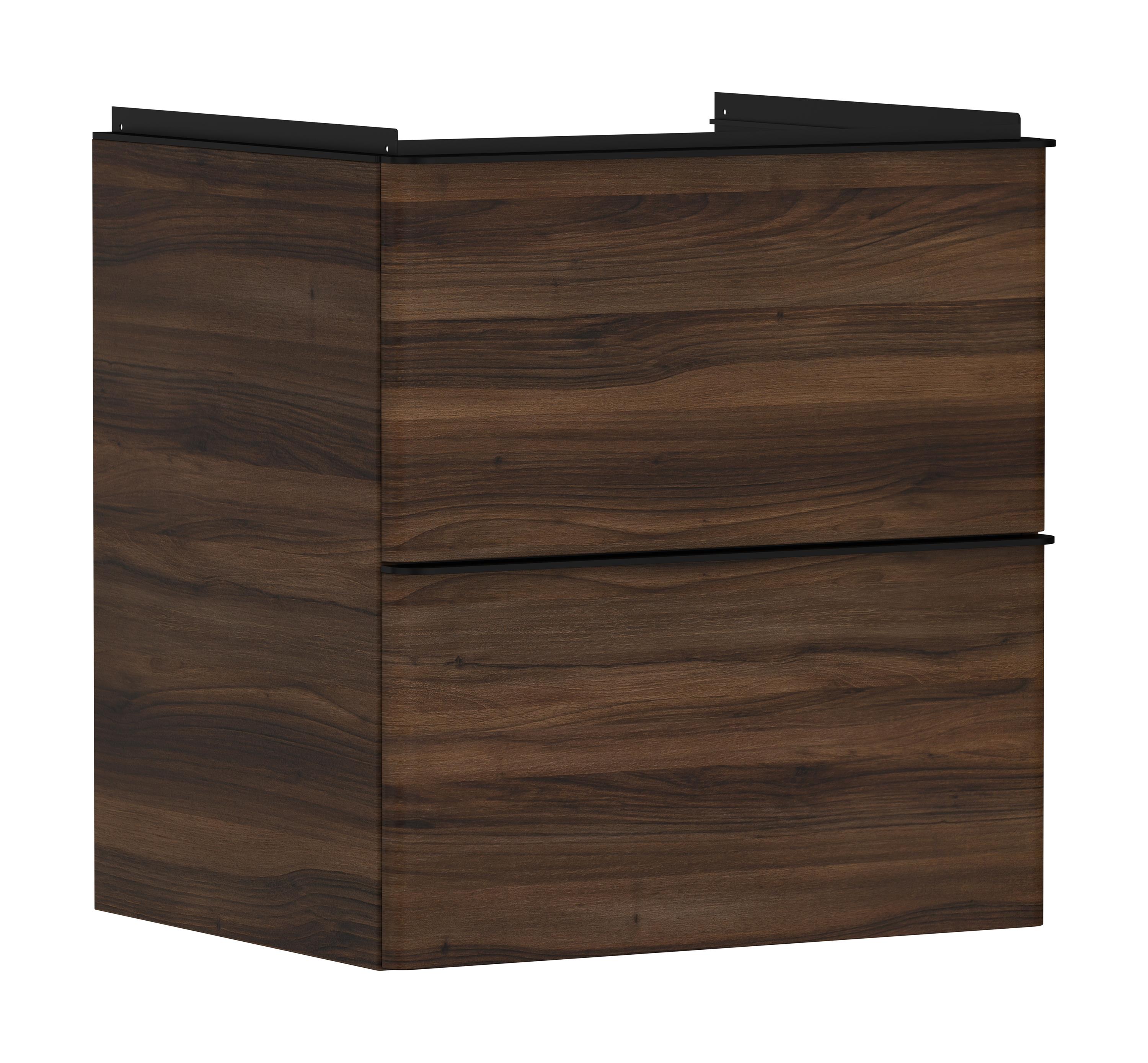Darmowa Dostawa - Szafka 58x49.5x60.5 cm podumywalkowa wisząca czarna Hansgrohe Xelu Q 54026670