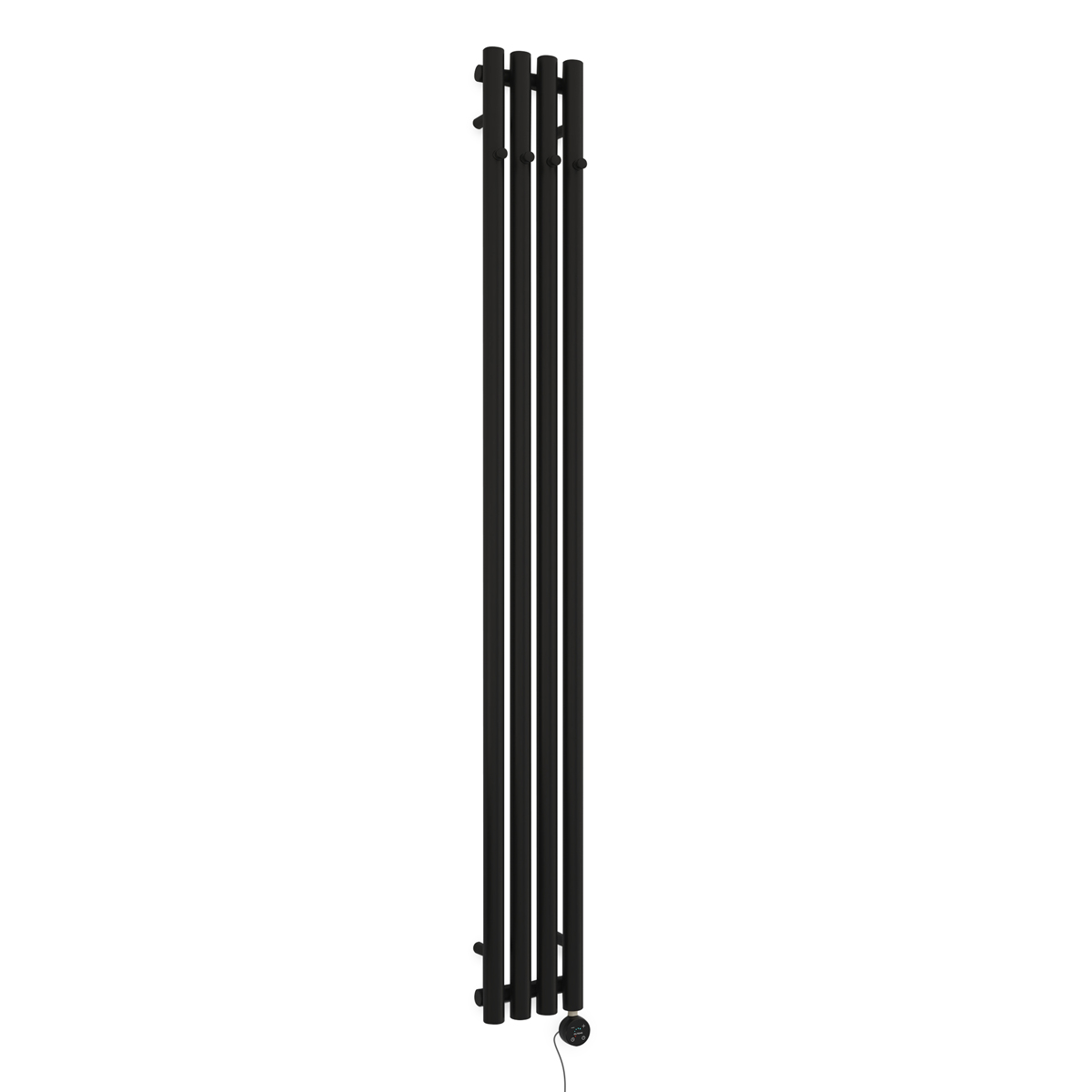 Darmowa Dostawa - Grzejnik elektryczny 180x20.5 cm czarny mat Oltens Stang 55112300