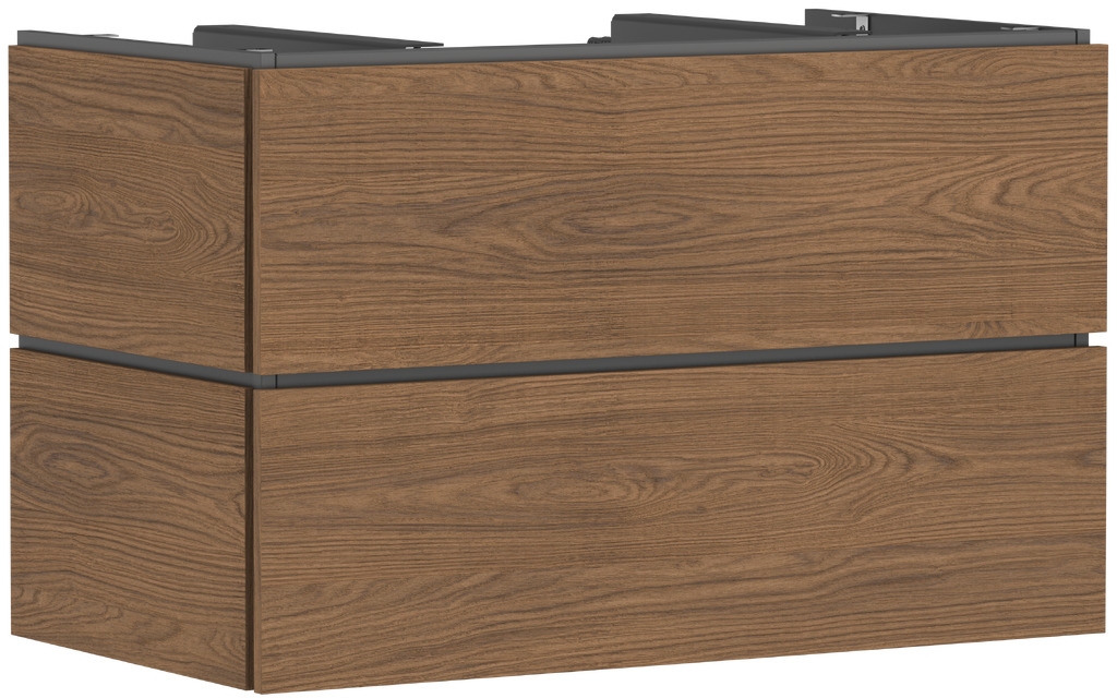 Darmowa Dostawa - Szafka 98x55x62 cm podumywalkowa wisząca dąb Hansgrohe Xilesa E 54302550