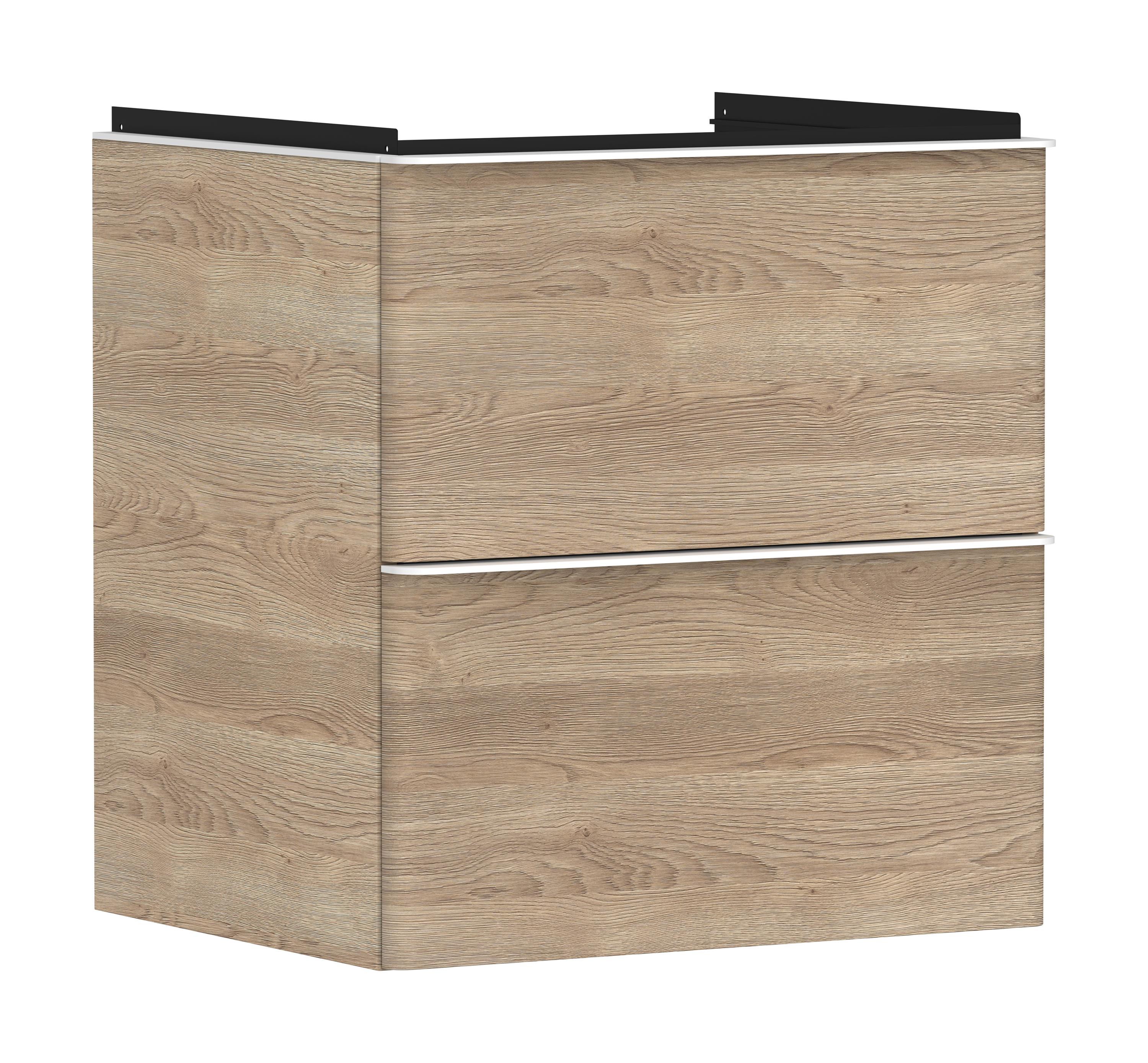 Darmowa Dostawa - Szafka 58x49.5x60.5 cm podumywalkowa wisząca biała Hansgrohe Xelu Q 54025700