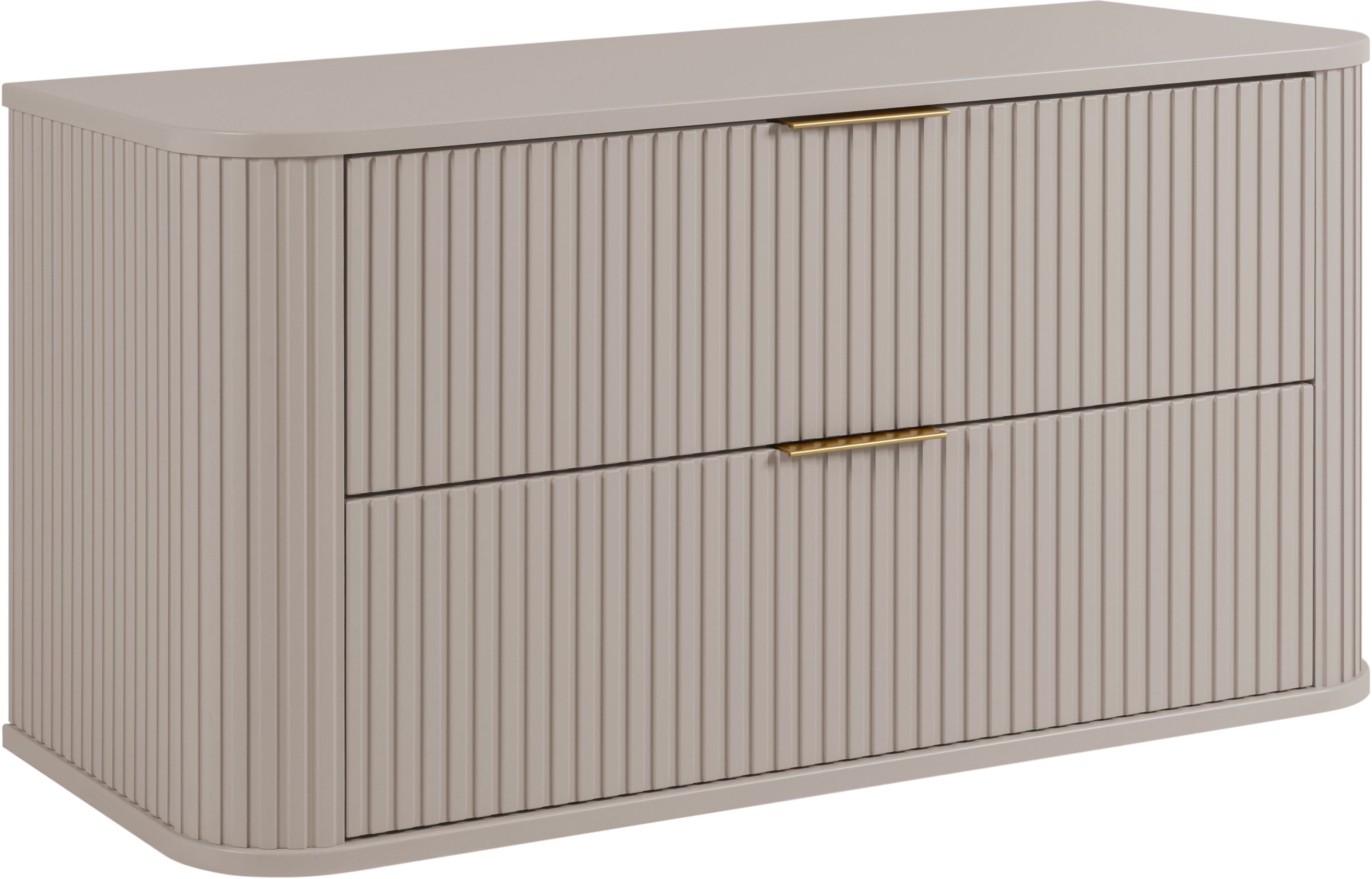 Darmowa Dostawa - Szafka z blatem 100.4x41.5x51.7 cm podumywalkowa wisząca beżowa Rodan Elegance 5906154453882