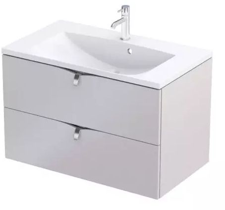 Darmowa Dostawa - Szafka 79.6x45.5x50 cm podumywalkowa wisząca piaskowa Oristo Siena OR45SD2S8010
