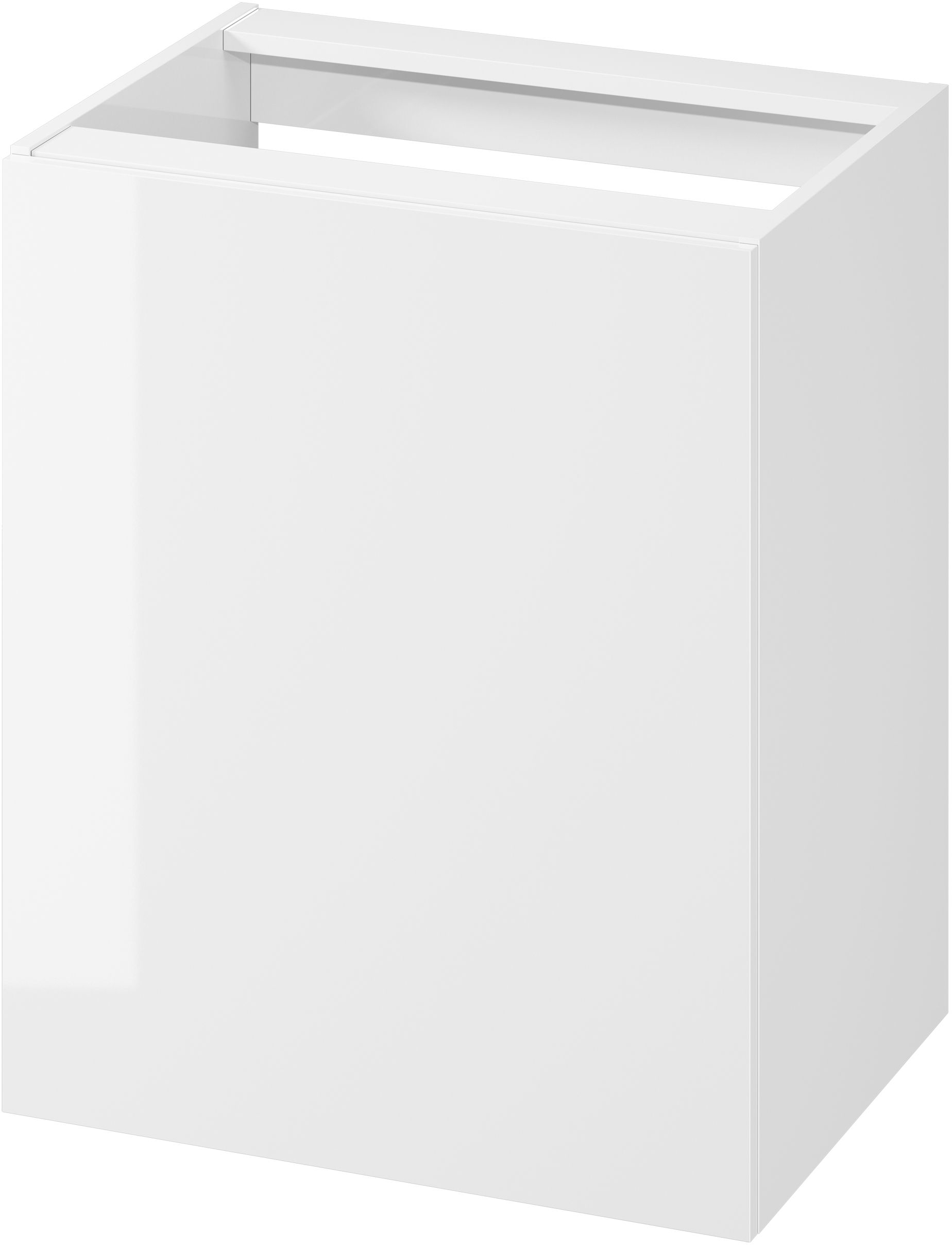 Darmowa Dostawa - Szafka 60x44.7x72 cm boczna wisząca biała Cersanit City S584026
