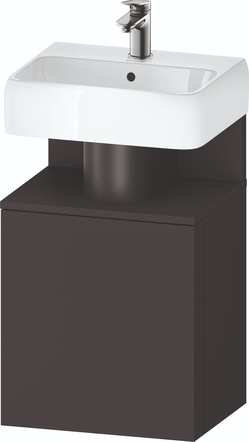 Darmowa Dostawa - Szafka 44x35x64.5 cm podumywalkowa wisząca grafit Duravit Qatego QA4076L49490000