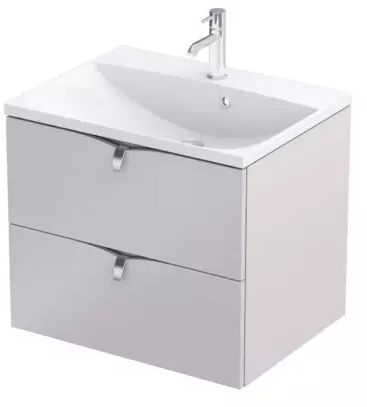 Darmowa Dostawa - Szafka 59.6x45.5x50 cm podumywalkowa wisząca piaskowa Oristo Siena OR45SD2S6010