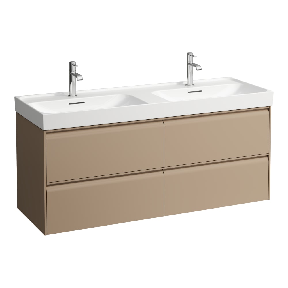 Darmowa Dostawa - Szafka 128.5x45x51.5 cm podumywalkowa wisząca cappucino Laufen Meda H4216440114651