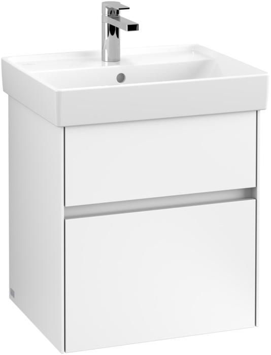 Darmowa Dostawa - Szafka 51x41.4x54.6 cm podumywalkowa wisząca biała Villeroy & Boch Collaro C00700MS