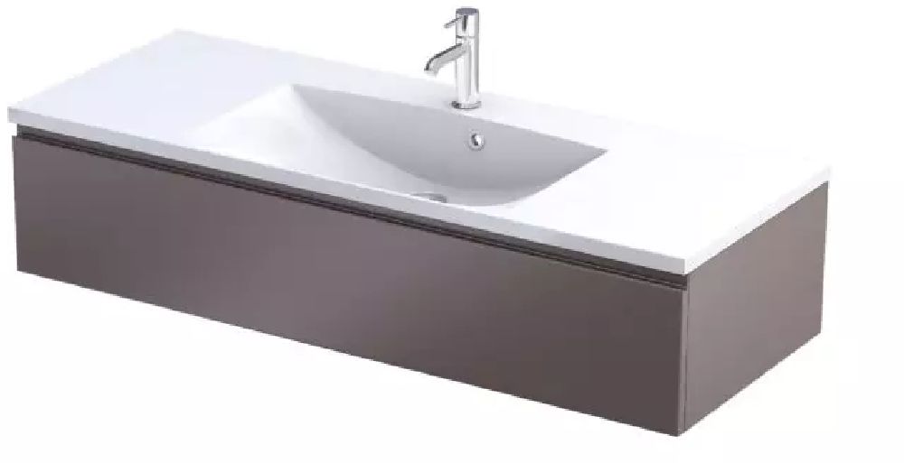 Darmowa Dostawa - Szafka 119.6x45.5x25 cm podumywalkowa wisząca beżowa Oristo Brylant OR36SD1S12021