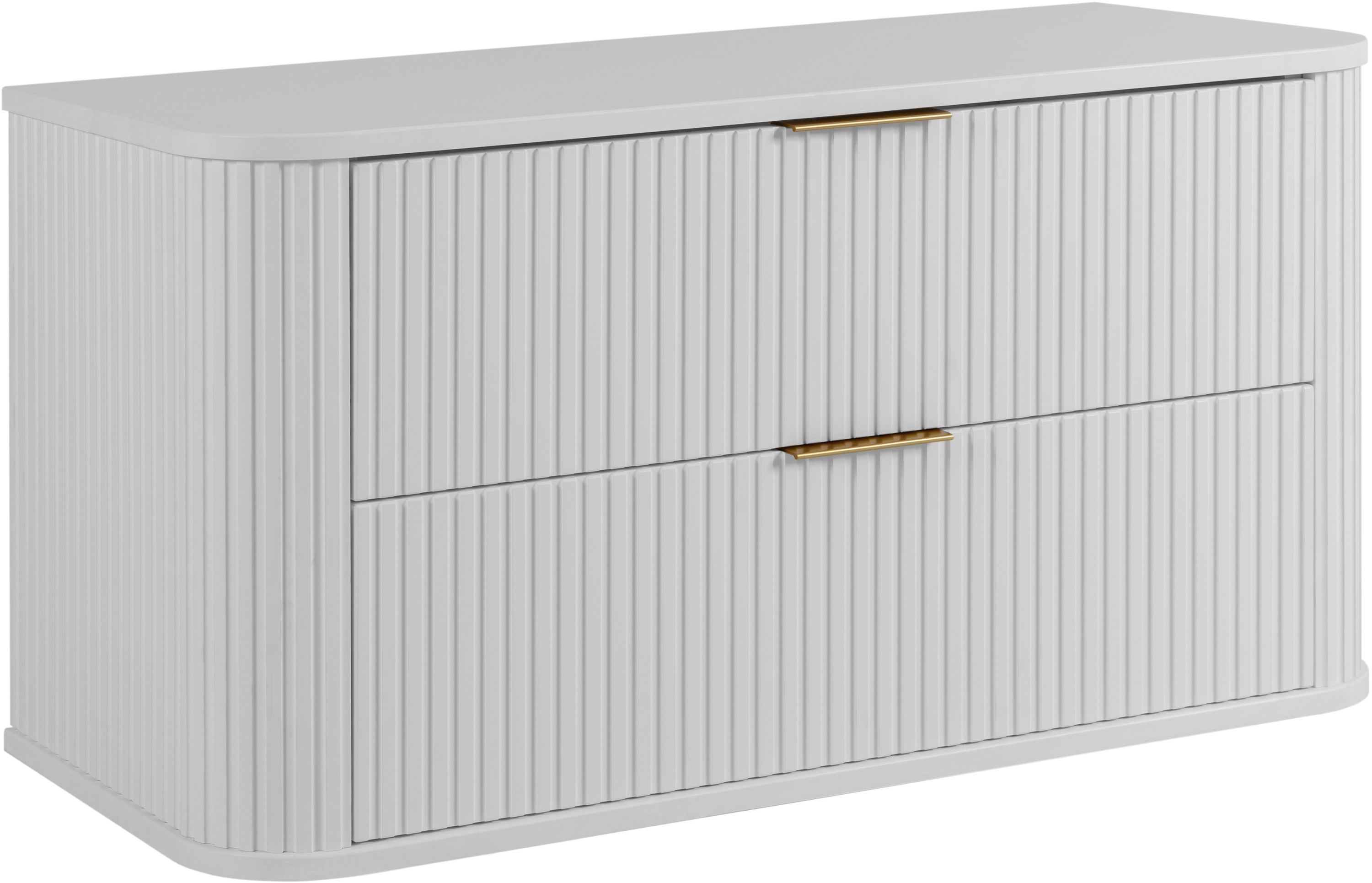 Darmowa Dostawa - Szafka z blatem 100.4x41.5x51.7 cm podumywalkowa wisząca biała Rodan Elegance 5906154453851