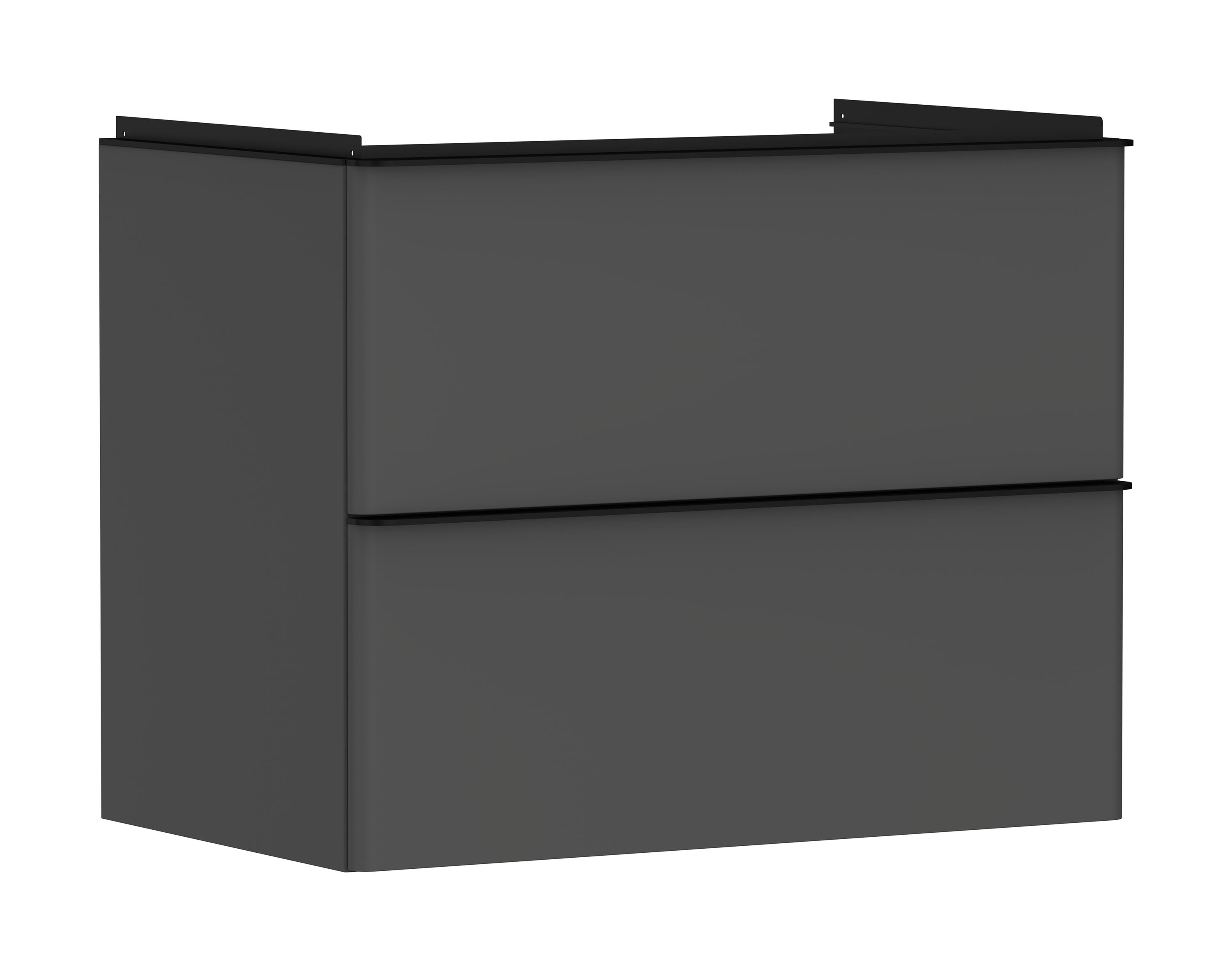 Darmowa Dostawa - Szafka 78x49.5x60.5 cm podumywalkowa wisząca czarna Hansgrohe Xelu Q 54028670