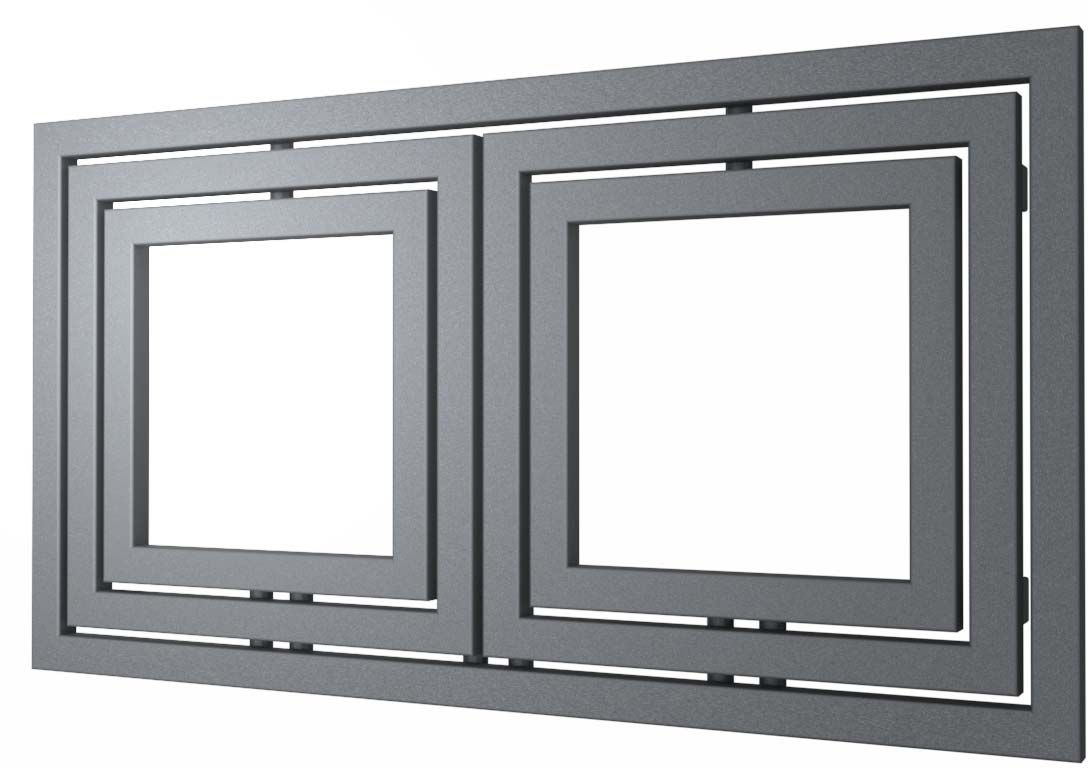 Darmowa Dostawa - Grzejnik pokojowy 60x111 cm podłączenie dolne grafitowy Enix Libra (L) L00111006001410E1000