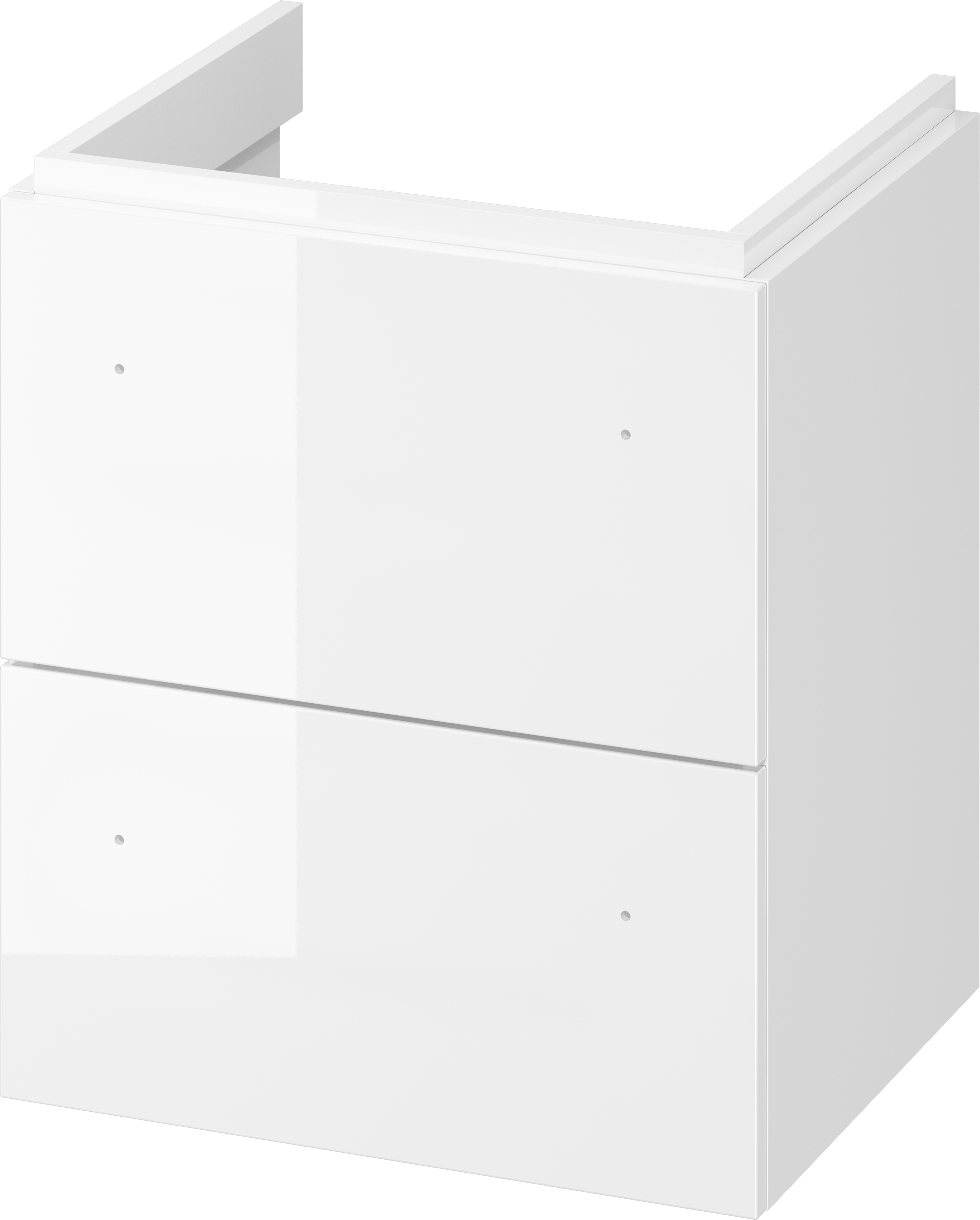 Darmowa Dostawa - Szafka 49.4x39.4x54.9 cm podumywalkowa wisząca biała Cersanit Larga S932067