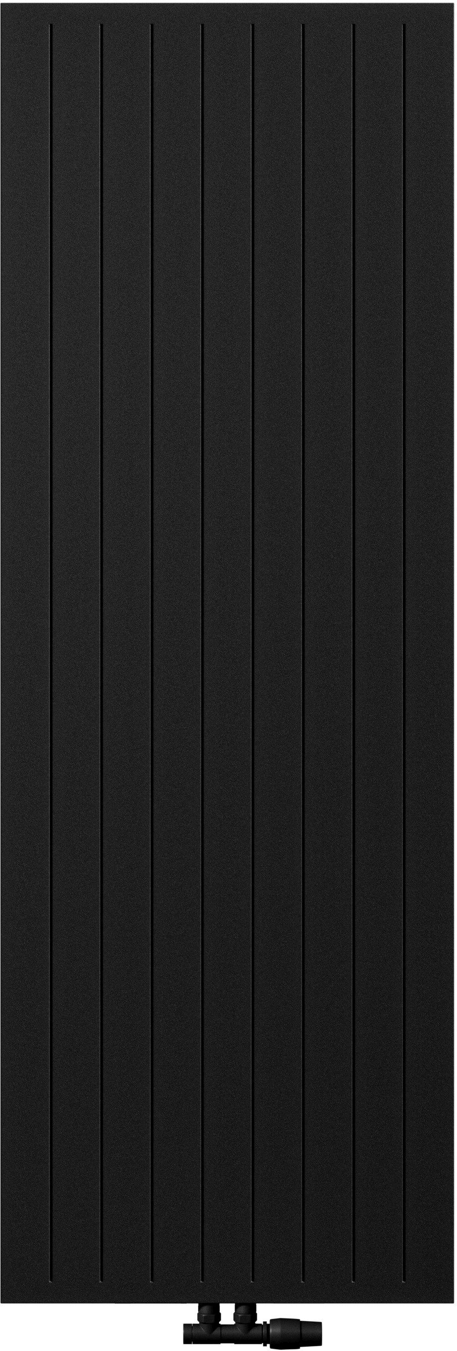 Darmowa Dostawa - Grzejnik pokojowy 180x63 cm podłączenie dolne czarny Radox Nova RXNVV002T1800630