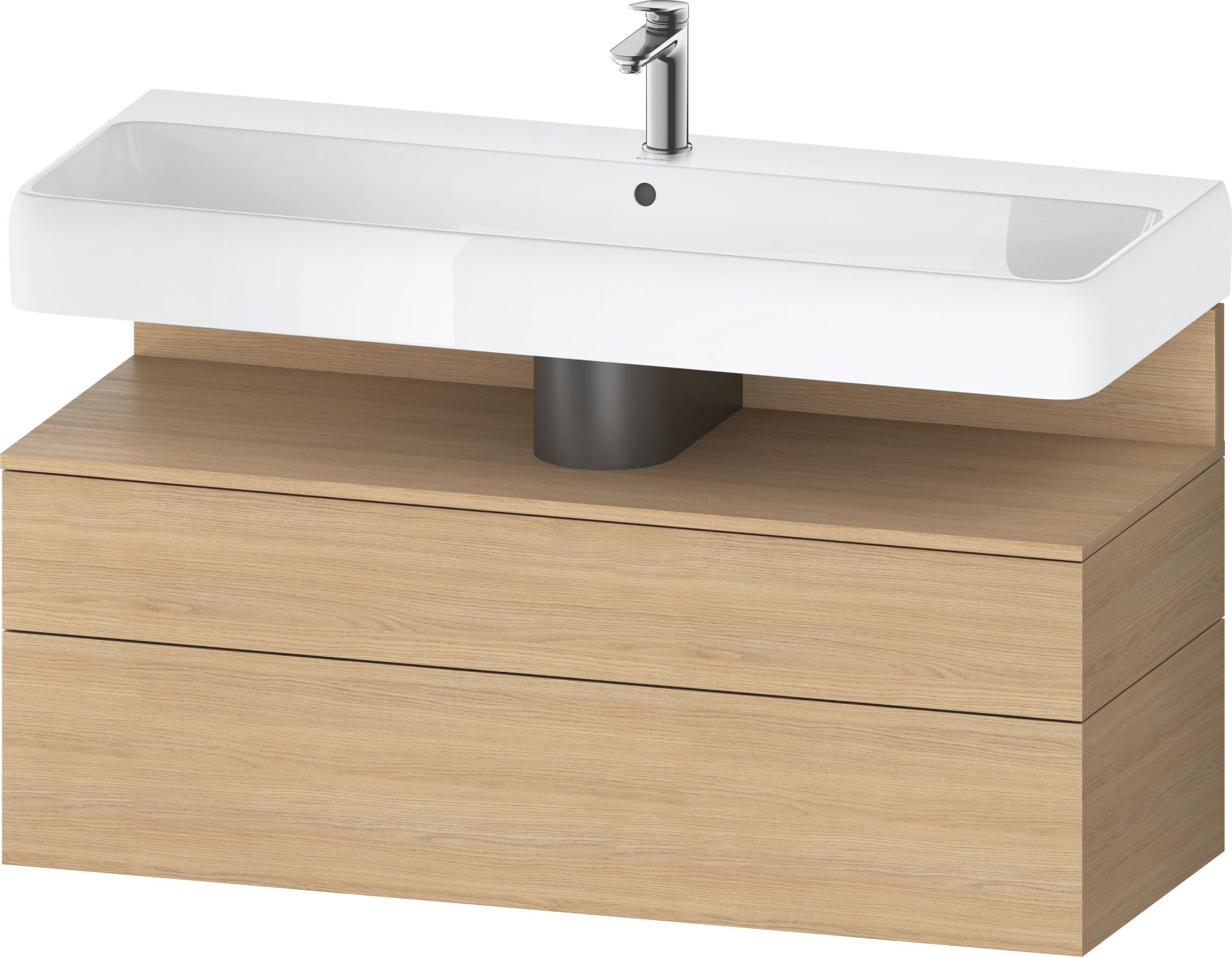 Darmowa Dostawa - Szafka 119x47x59 cm podumywalkowa wisząca dąb Duravit Qatego QA4396030300010