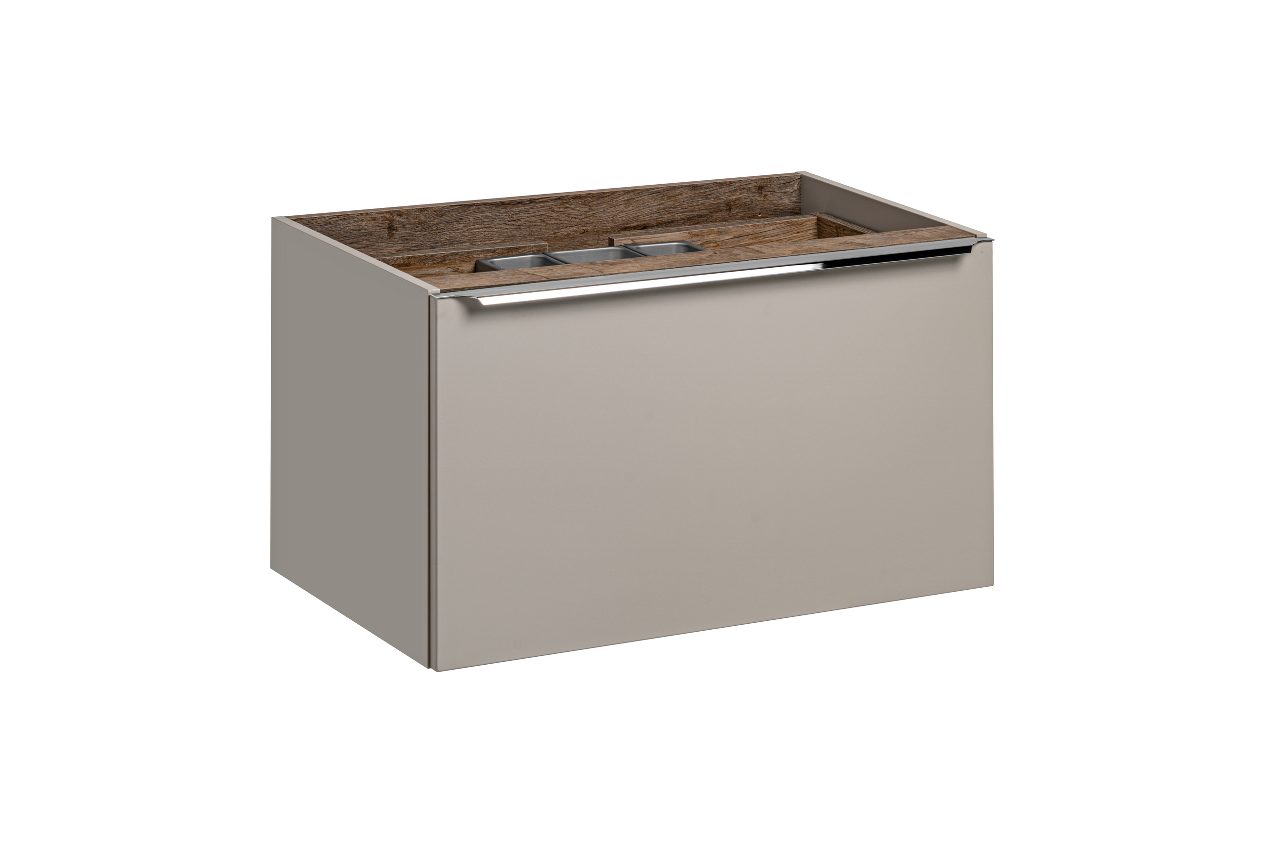Darmowa Dostawa - Szafka 80x46x46 cm podumywalkowa wisząca szara Comad Santa Fe Taupe SANTAFETAUPE8280B2S