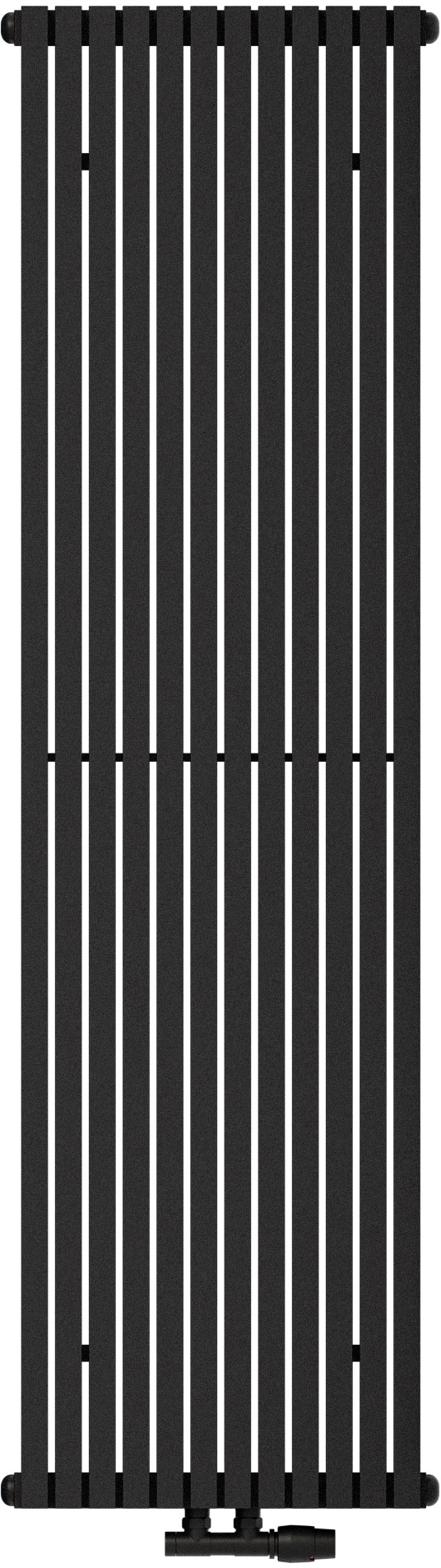 Darmowa Dostawa - Grzejnik pokojowy 180x41.9 cm podłączenie dolne czarny AG Evo Line Eterna Duo AGETVD180419005T