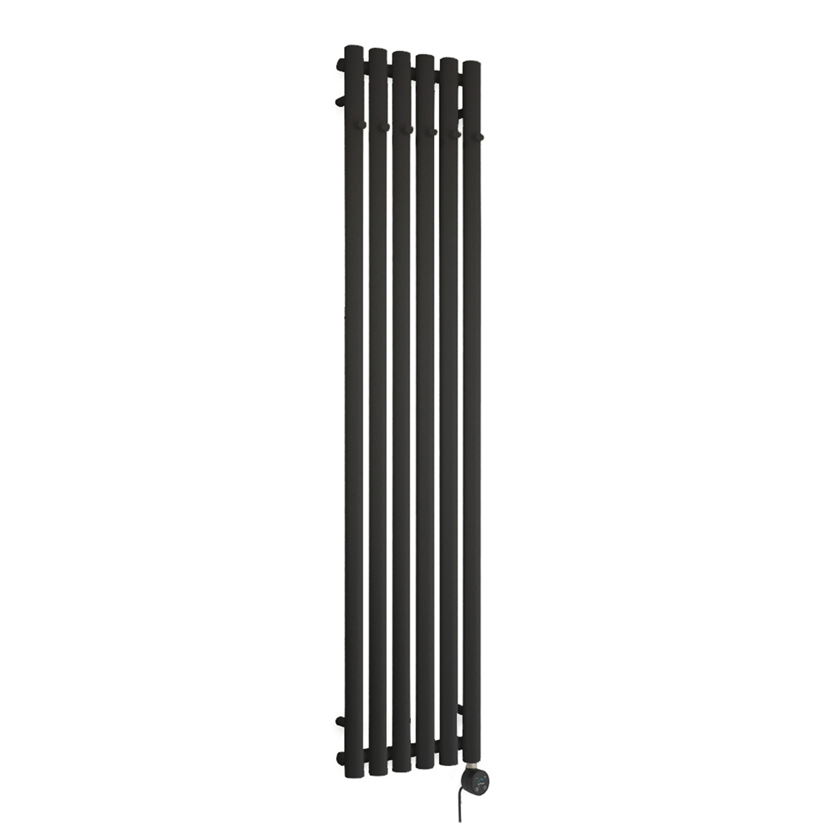 Darmowa Dostawa - Grzejnik elektryczny 150x31.5 cm czarny mat Oltens Stang 55122300