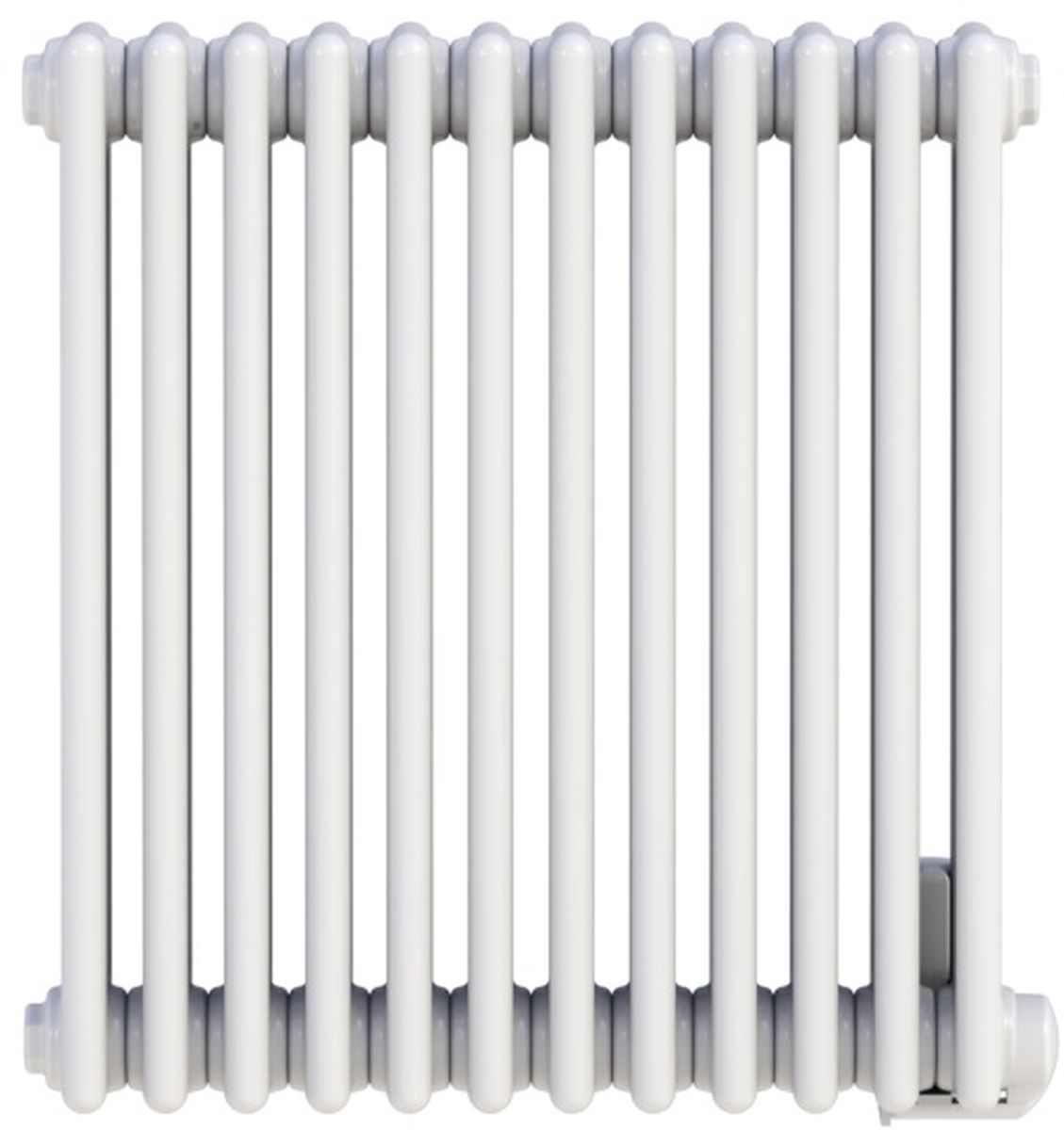 Darmowa Dostawa - Grzejnik elektryczny z grzałką 60x59.4 cm biały Zehnder Charleston Electric NZ3060059GF