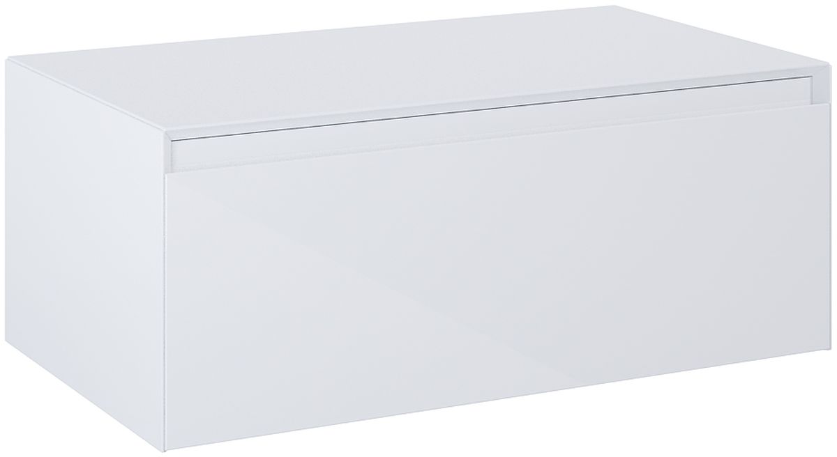 Darmowa Dostawa - Szafka z blatem 80x45.8x31.9 cm boczna wisząca biała Elita Split Slim RE080804058060