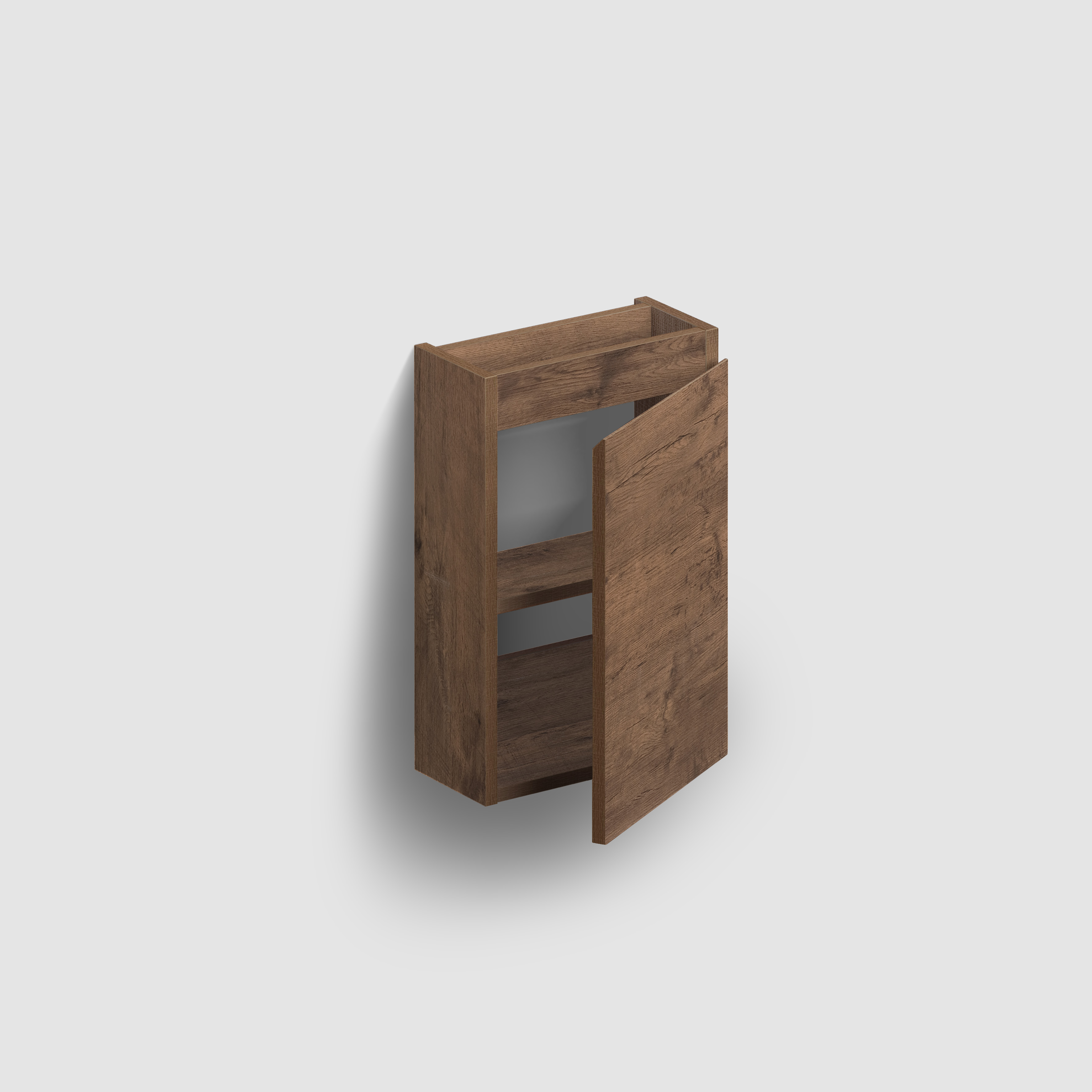 Darmowa Dostawa - Szafka 36x18x55 cm podumywalkowa wisząca dąb Clou Flush IB0716703664R