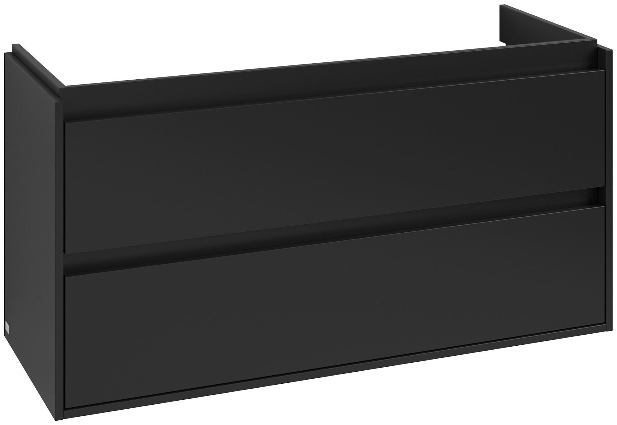 Darmowa Dostawa - Szafka 117.2x43.9x59.6 cm podumywalkowa wisząca czarna Villeroy & Boch Skyla C80000VL