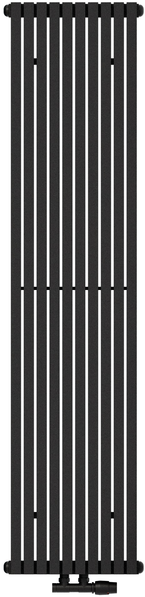 Darmowa Dostawa - Grzejnik pokojowy 180x35.1 cm podłączenie dolne czarny AG Evo Line Eterna Duo AGETVD180359005T