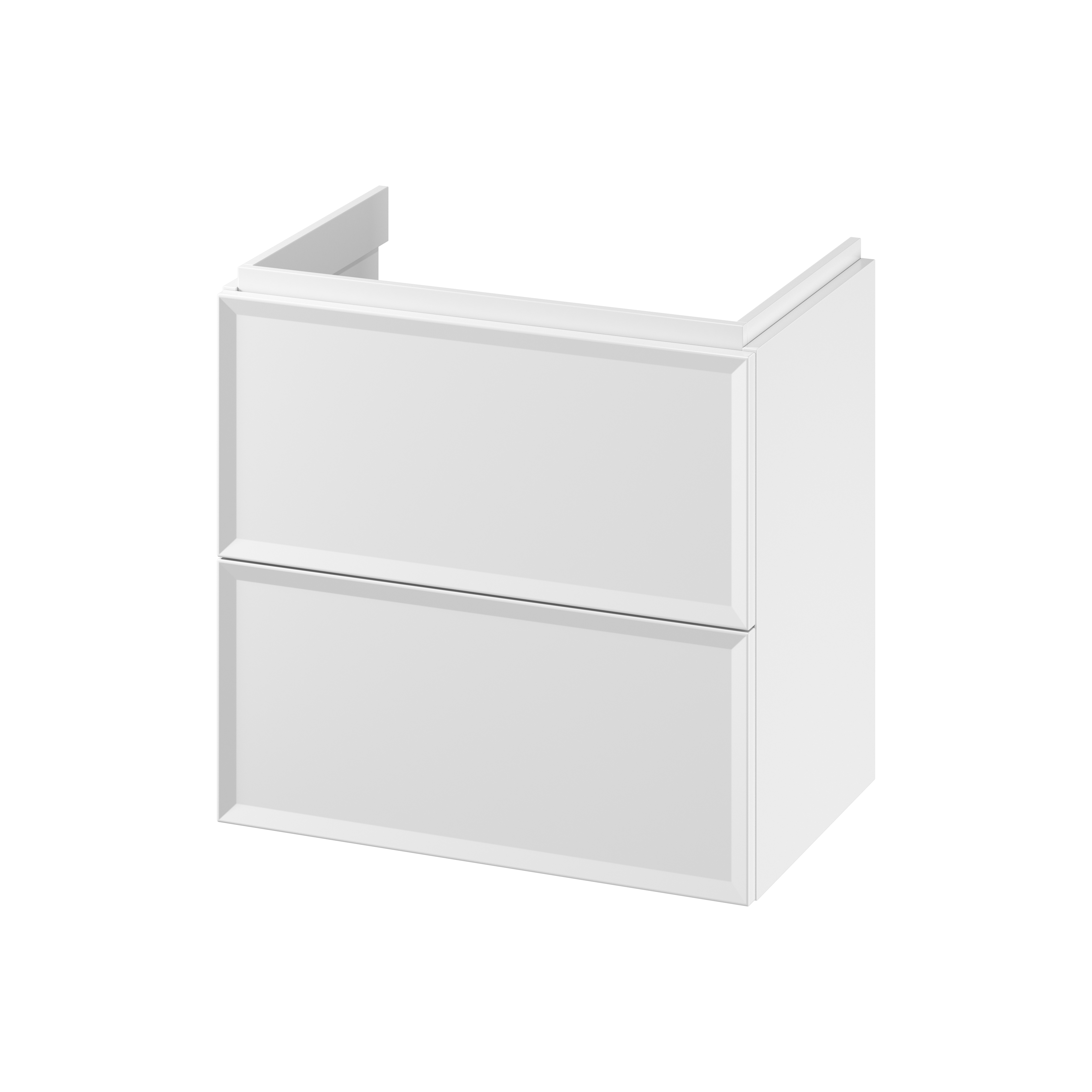 Darmowa Dostawa - Szafka 59.4x37.4x55.1 cm podumywalkowa wisząca biała Cersanit Milagros S1021008