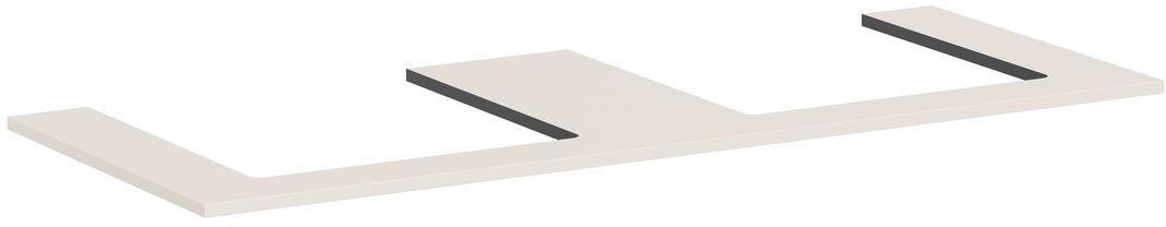 Darmowa Dostawa - Blat naszafkowy 137.5x55 cm piaskowy Hansgrohe Xilesa E 54274780