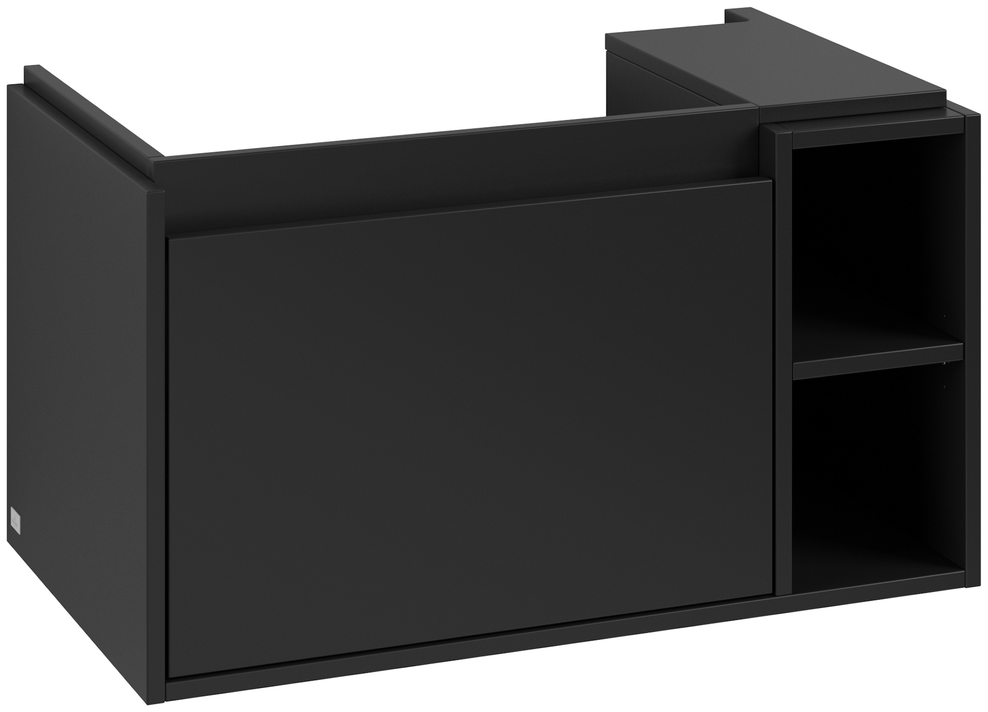 Darmowa Dostawa - Szafka 77.2x43.9x43.6 cm podumywalkowa wisząca czarna Villeroy & Boch Skyla C78800VL