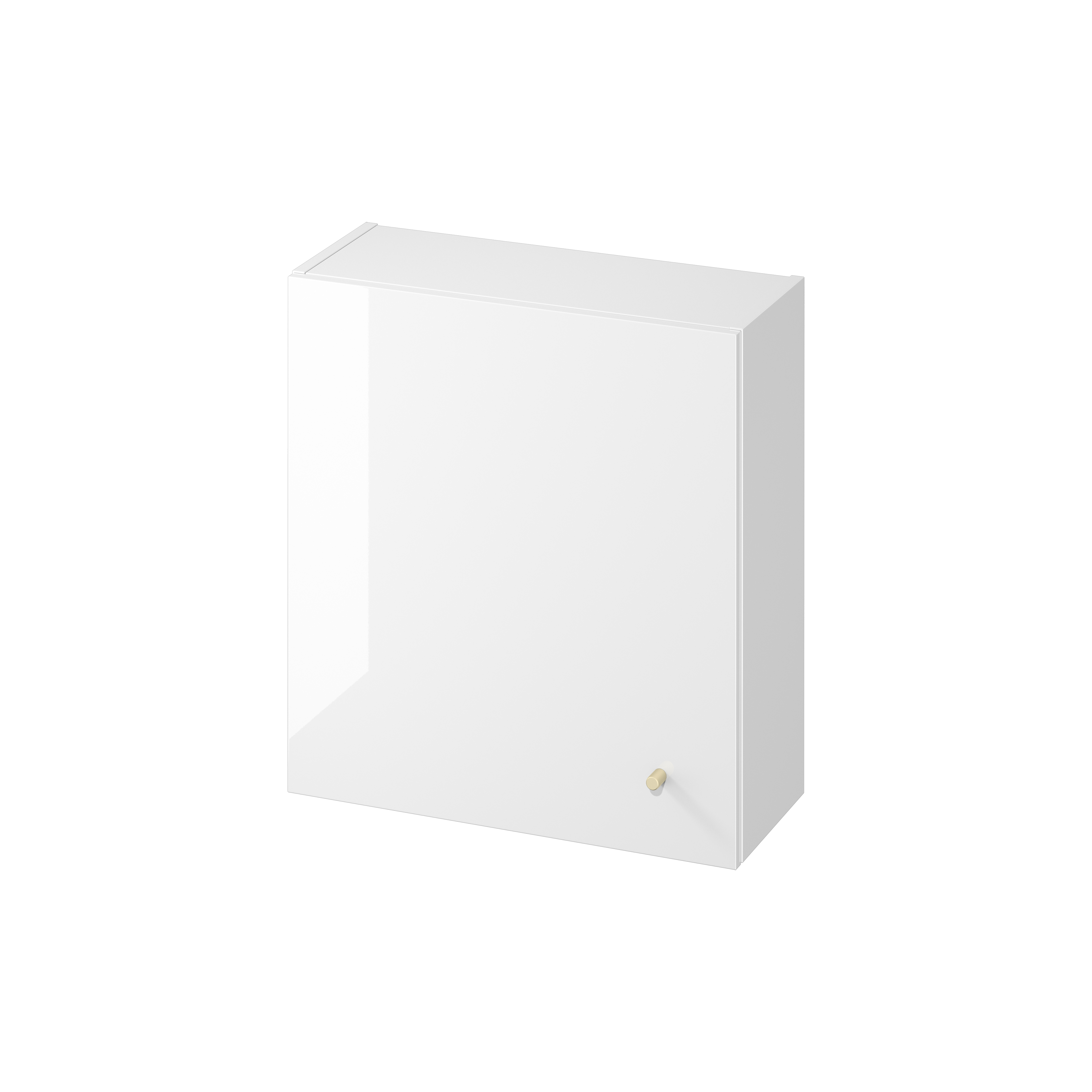Darmowa Dostawa - Szafka 56x22.2x60 cm boczna wisząca biała Cersanit Larga S164048