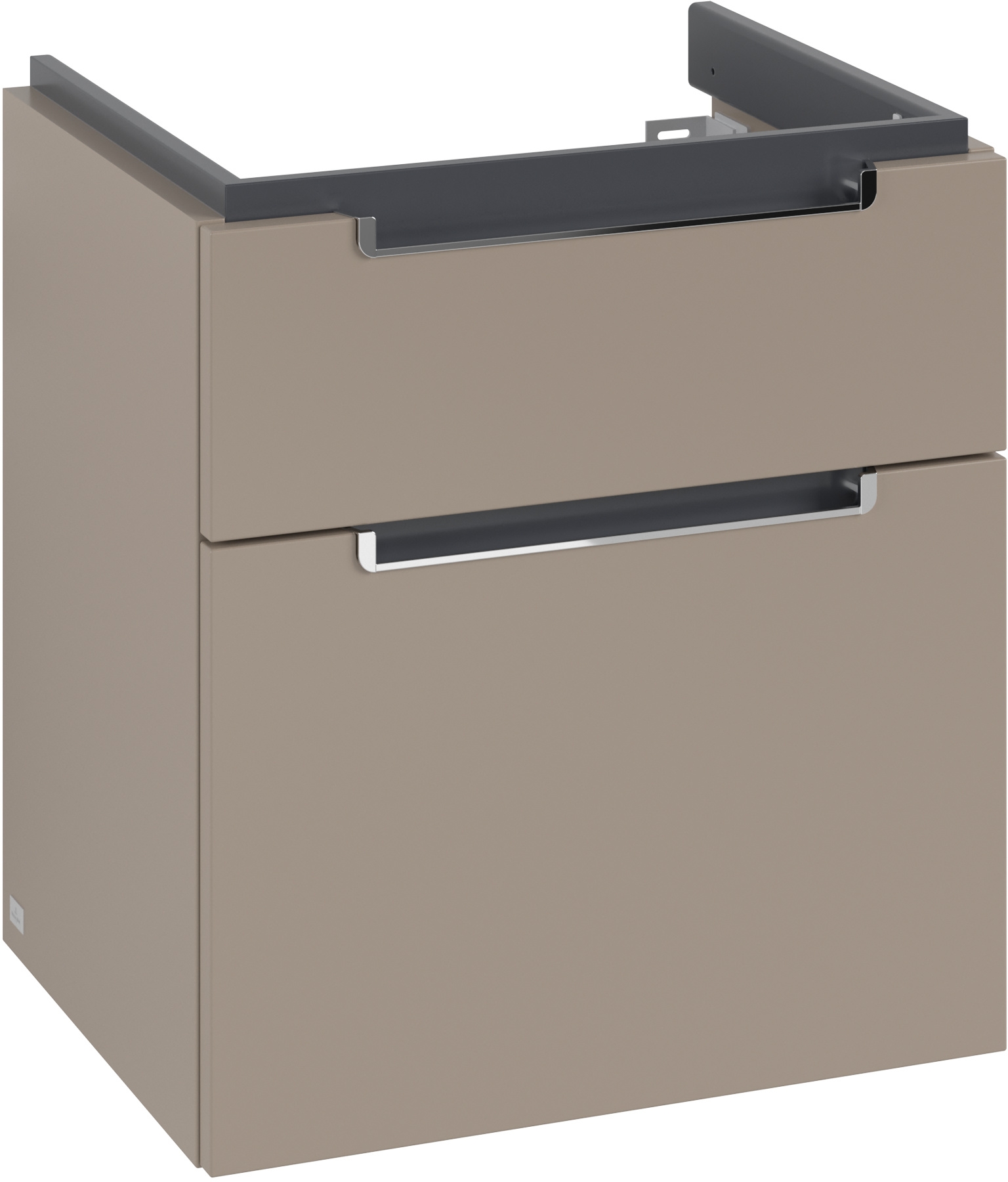 Darmowa Dostawa - Szafka 53.7x42.3x59 cm podumywalkowa wisząca szara Villeroy & Boch Subway 2.0 A90810VM