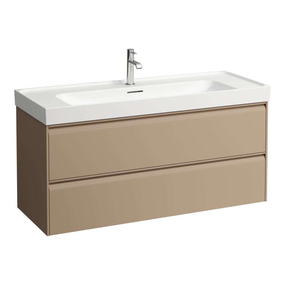 Darmowa Dostawa - Szafka 118x45x51.5 cm podumywalkowa wisząca cappucino Laufen Meda H4216320114651
