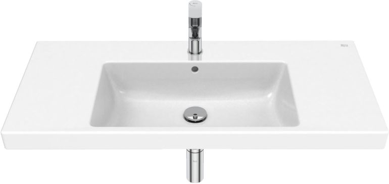 Darmowa Dostawa - Umywalka 100x46 cm prostokątna meblowa biała Roca Gap A3270MA004
