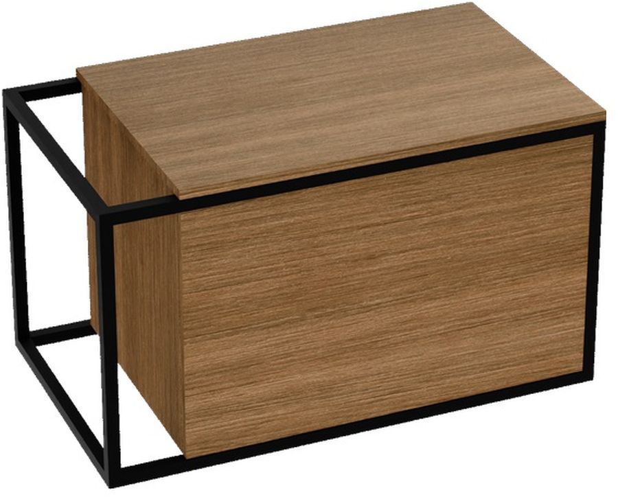 Darmowa Dostawa - Szafka z blatem 80x46x45 cm podumywalkowa wisząca drewno LaVita Freja 5900378335368