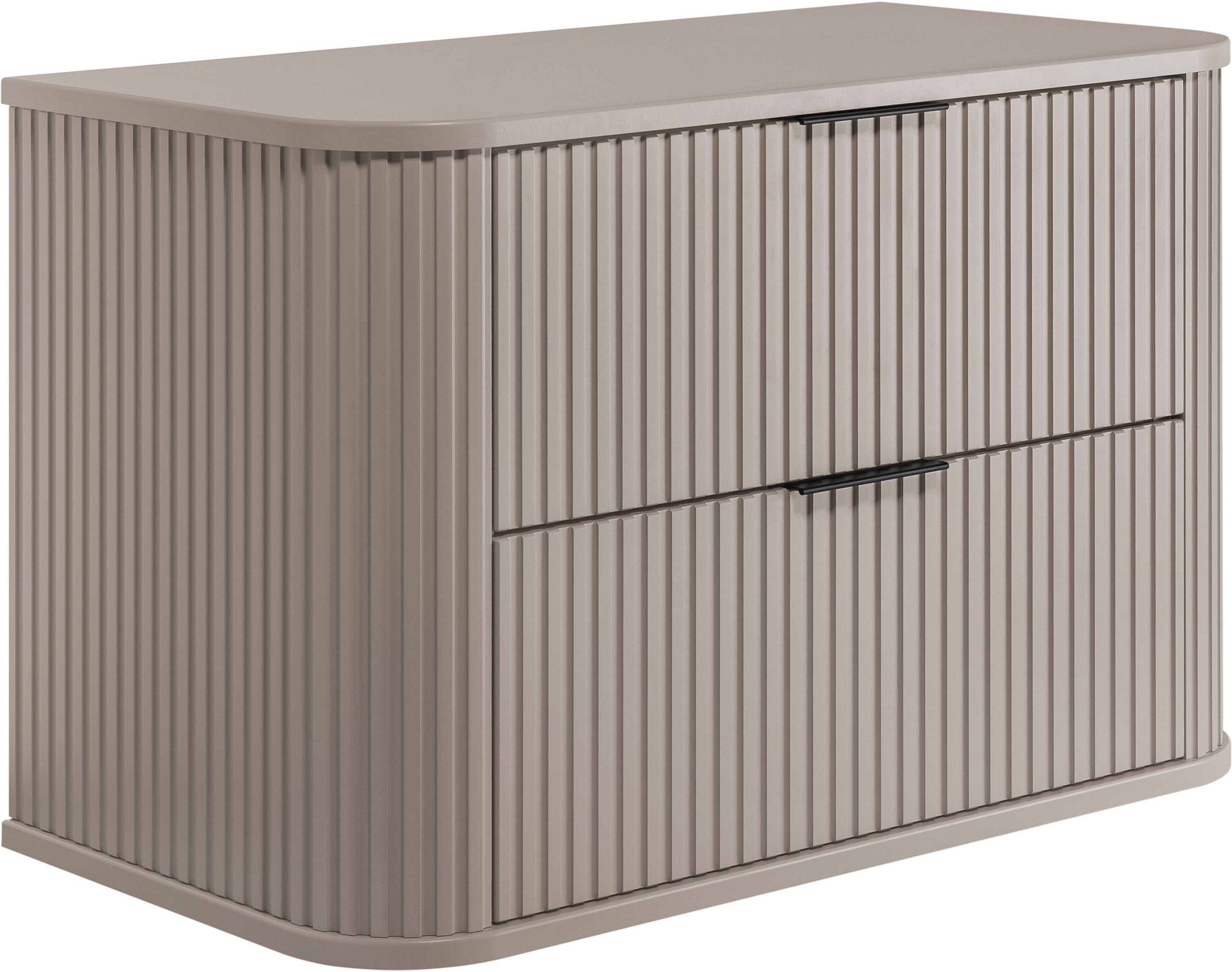 Darmowa Dostawa - Szafka z blatem 80.4x41.5x51.7 cm podumywalkowa wisząca beżowa Rodan Elegance 5906154450379