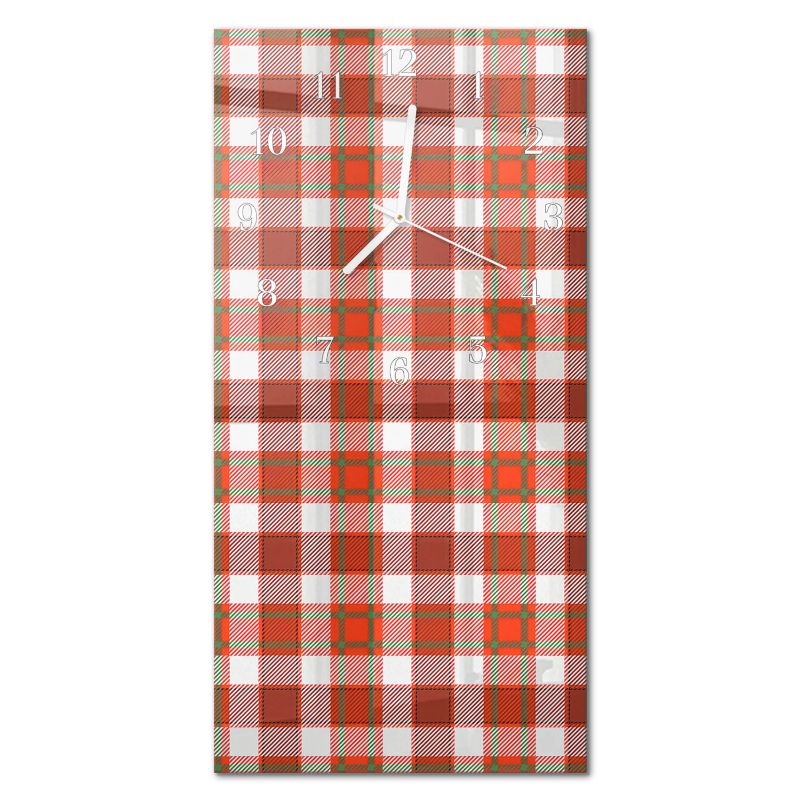 Zegar Ścienny Tulup 30x60 cm z Białymi Wskazówkami Siatka 1 szt.