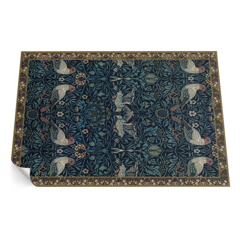 Dywan Winylowy Zewnętrzny ArtPrintCave 80x120 cm Ptak na polu William Morris 1 szt.