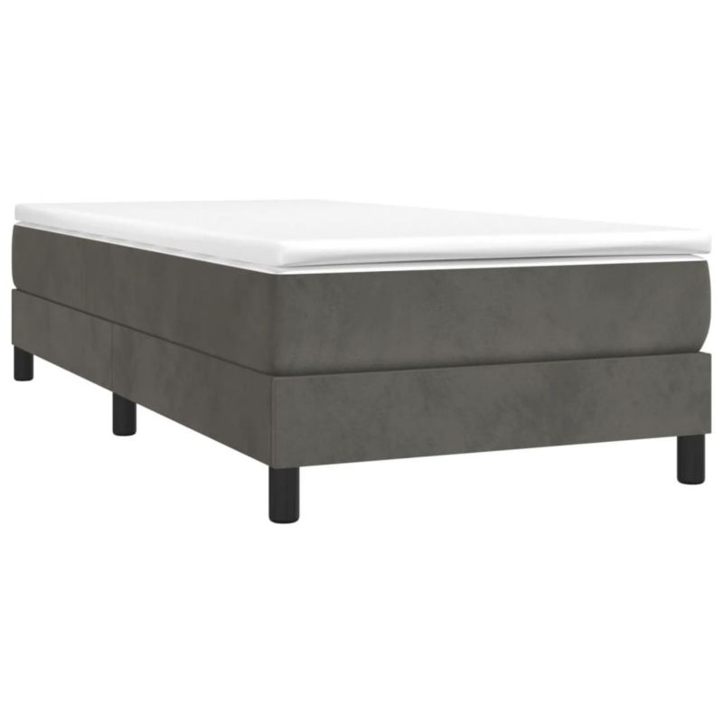 Łóżko tapicerowane WaszeMeble 90x200 cm ciemnoszara WM-3120749 1 szt.