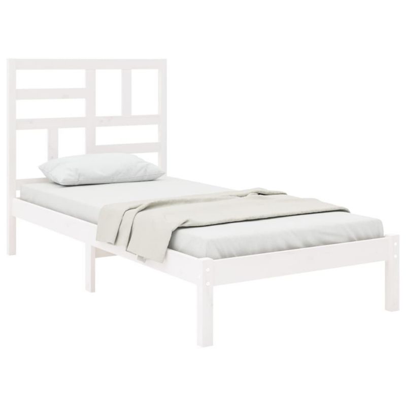 Łóżko drewniane WaszeMeble 90x200 cm biała WM-3105936 1 szt.