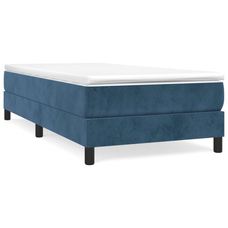Łóżko kontynentalne WaszeMeble 90x200 cm niebieskie WM-3144313 1 szt.