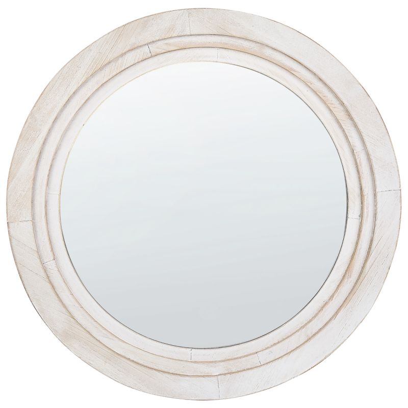 Lustro ścienne Delicias 60 cm 60 cm Złamana biel 1 szt.