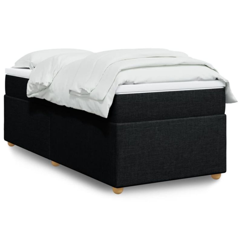 Łóżko kontynentalne WaszeMeble 90x200 cm czarne WM-3285347 1 szt.