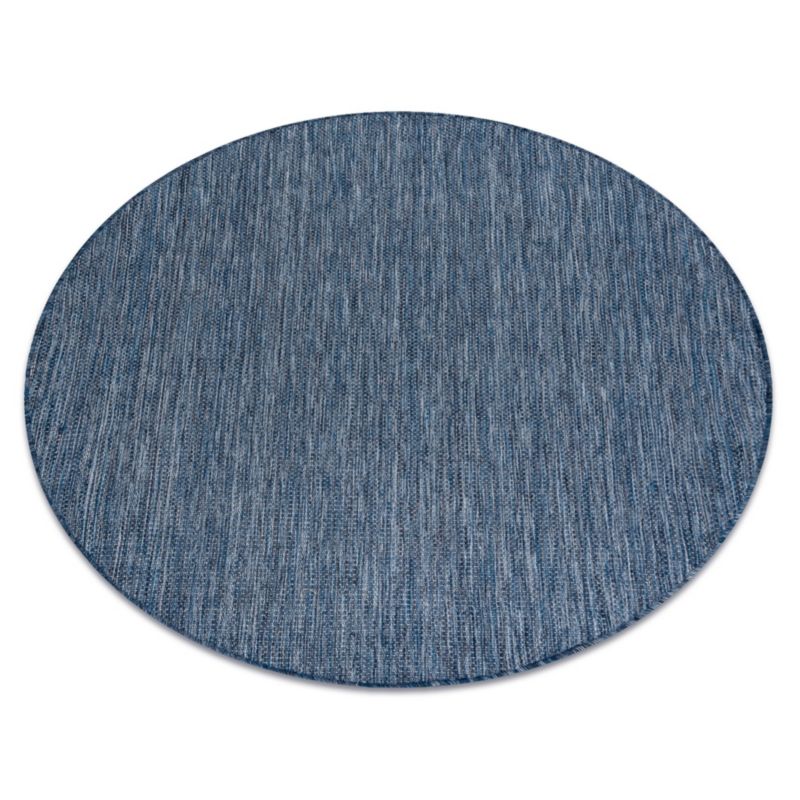 Dywan zewnętrzny Sion RugsX koło 120 cm niebieski D2541 1 szt.