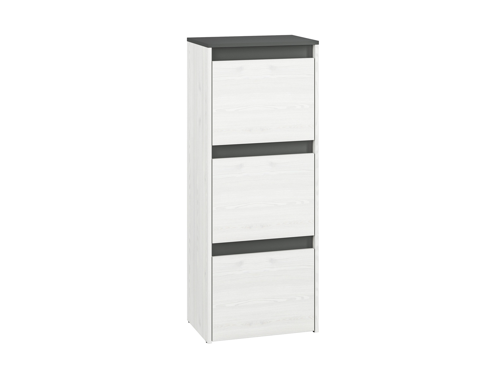 Wysoka wąska szafka na buty do przedpokoju 50 cm HYGA