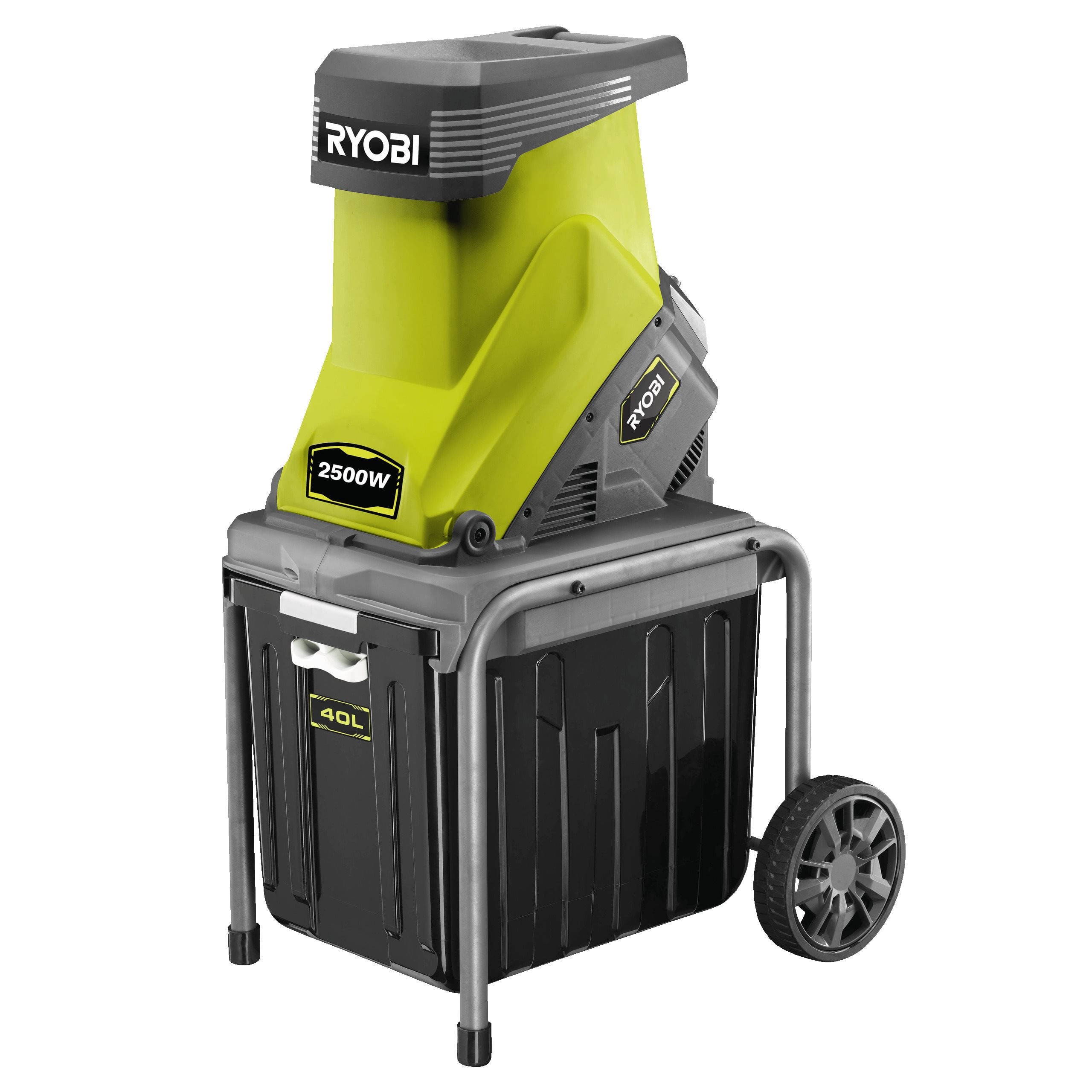Rozdrabniacz do gałęzi 2500 W, średnica cięcia 45 mm