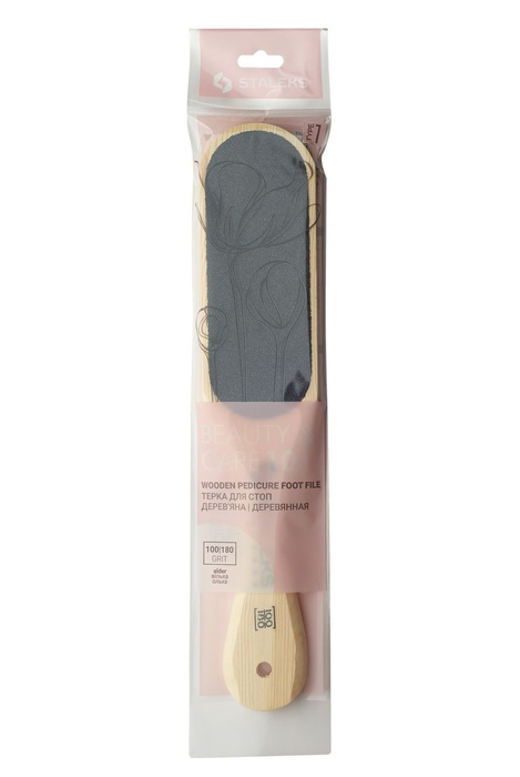 Staleks Tarka do stóp drewniana BEAUTY & CARE 10, typ 1 (100/180 grit)