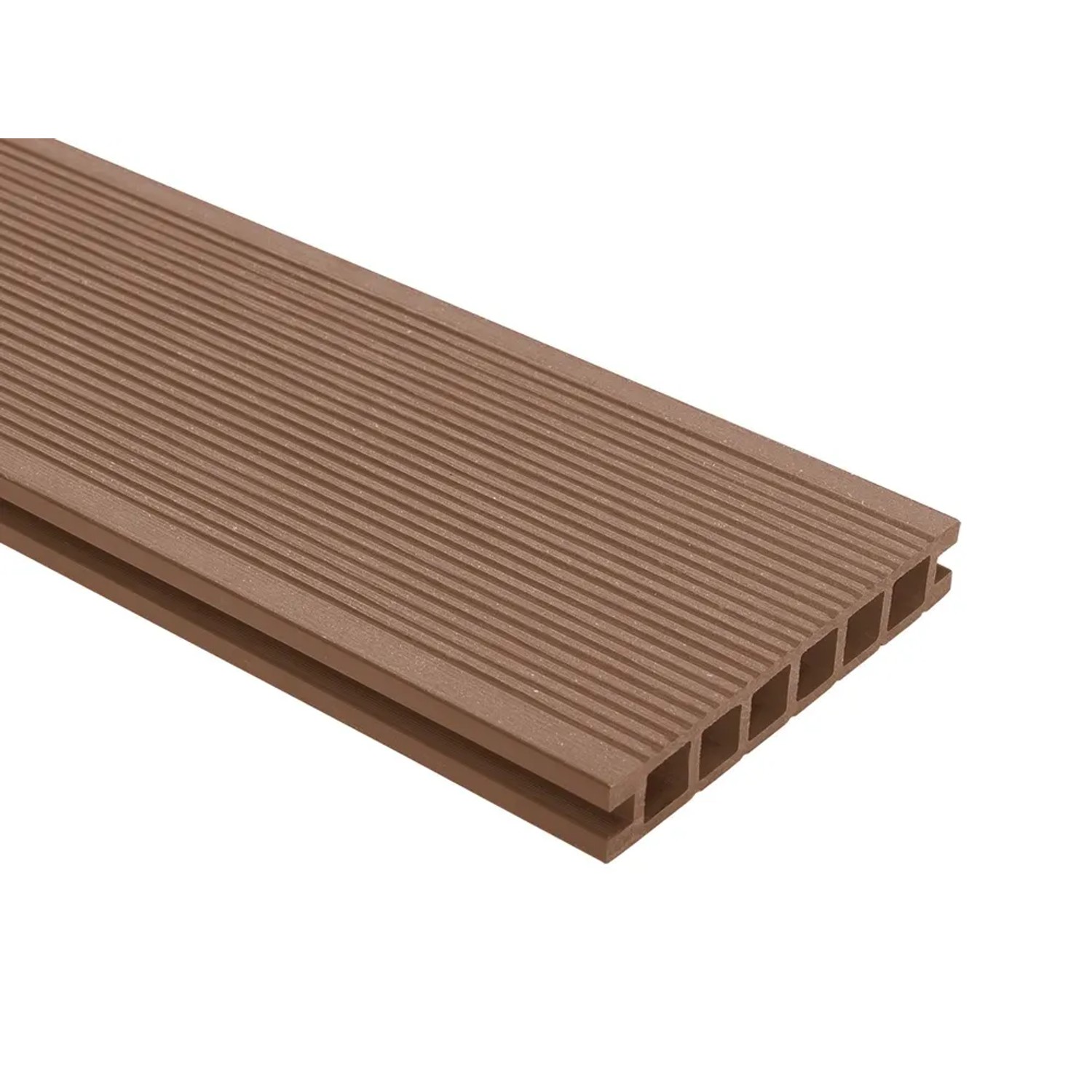 Deska WPC tarasowa jasny kasztan - 2,2 x 14 x 220 cm