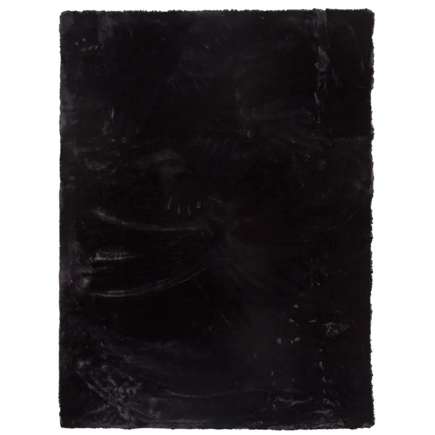Indavo Dywan RABBIT-FUR 60 x 100 cm czarny