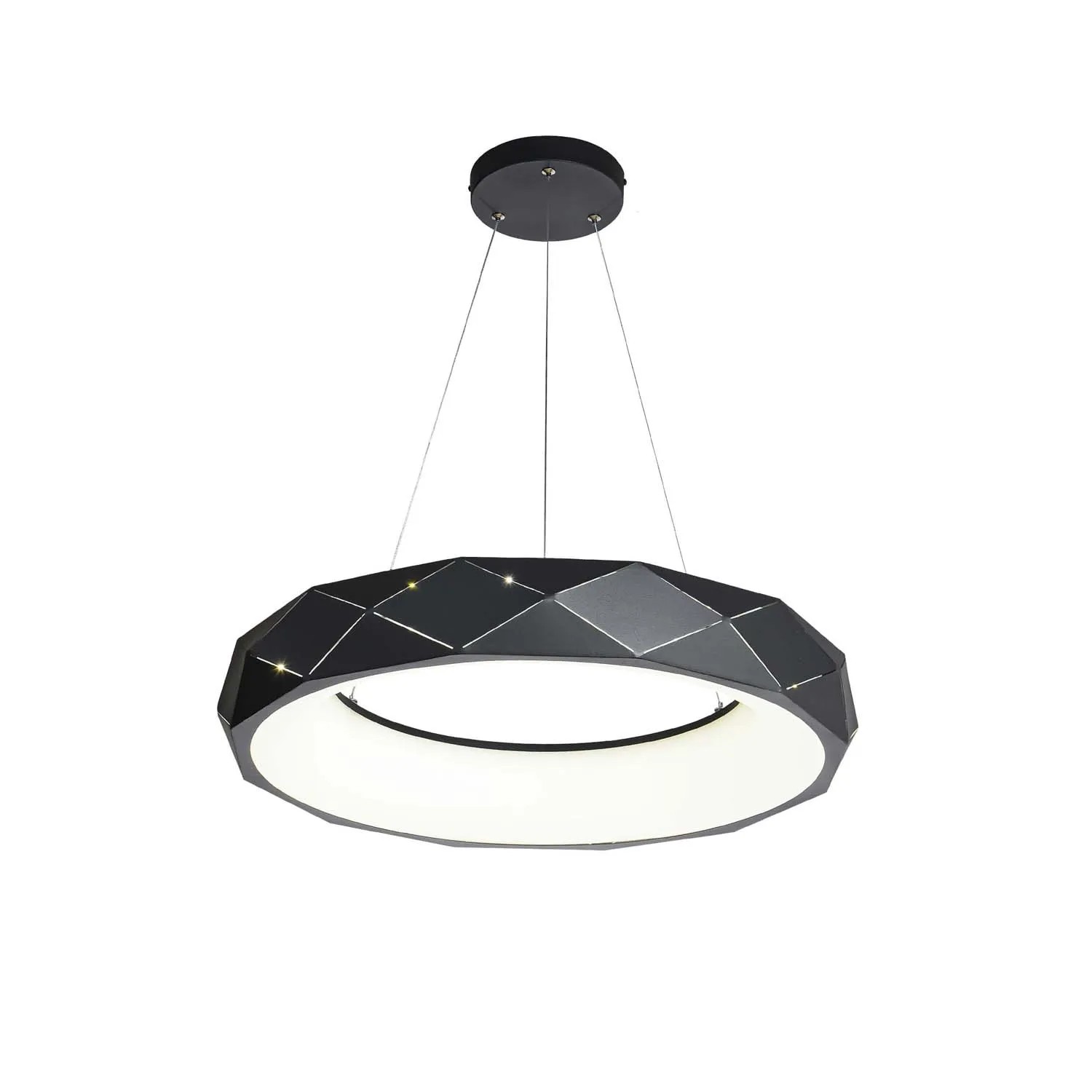 Light Prestige Lampa LED wisząca Reus 36W 4000K 4100lm czarna