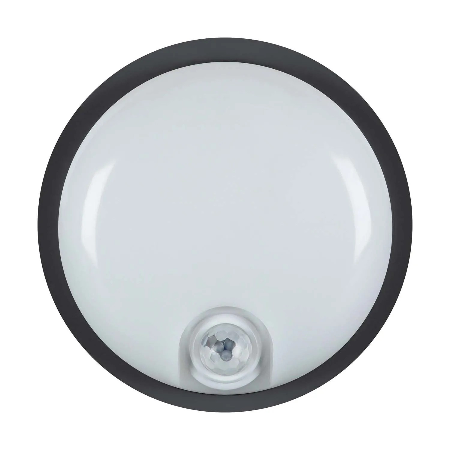 Struhm Plafoniera zewn. ELIAS LED C z czuj. ruchu 15W 4100K 1500lm IP65 czarna